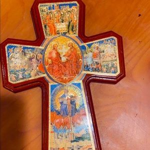 Wooden Trinity Cross